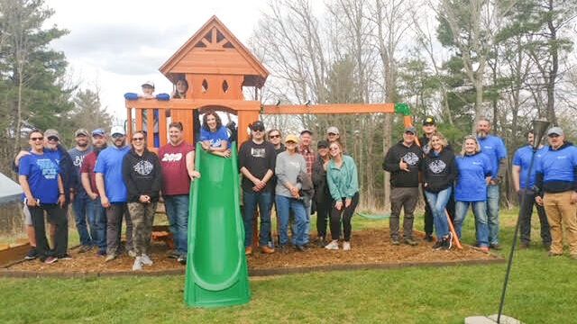 Atlantic Bay completes a playset for a kiddo fighting cancer in 2021